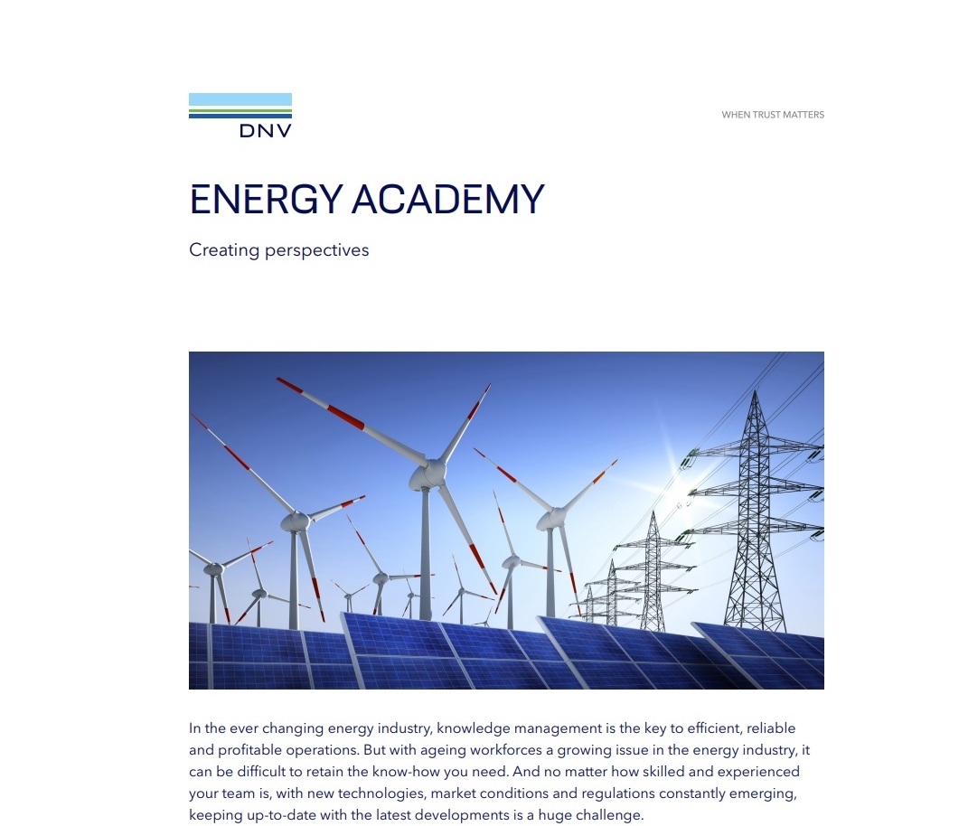Energy Academy leaflet