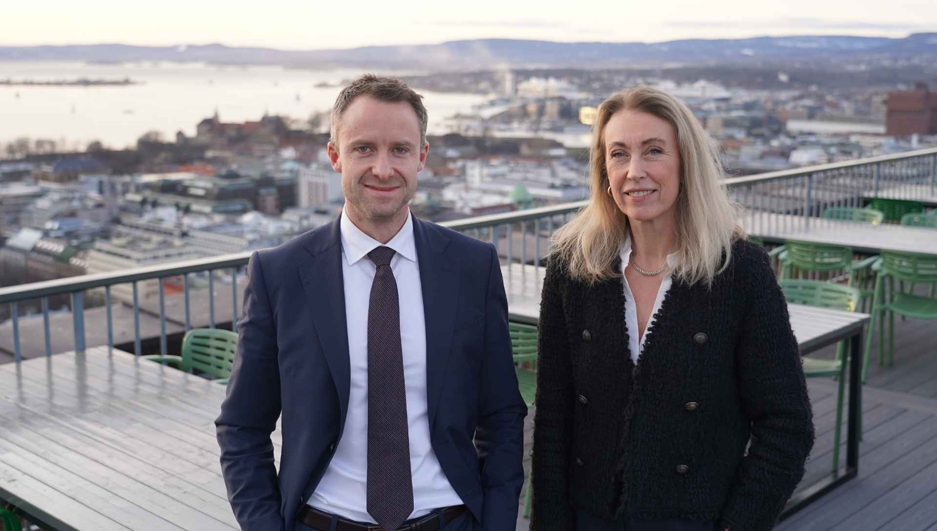 Tobias Aabel og Lene Melfald Sopra Steria