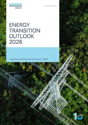 DNV's Energy TRansition Outlook 2026 main cover
