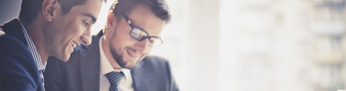 Men in suit discussing