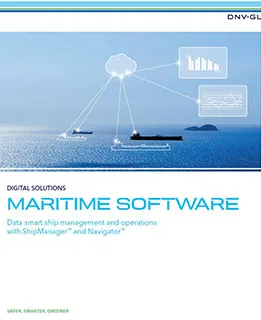 Maritim software brosjyre