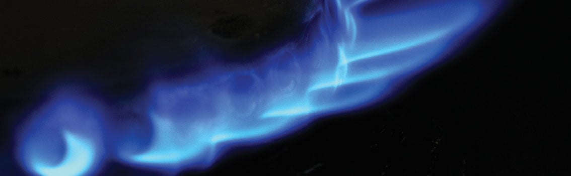 Gas flame