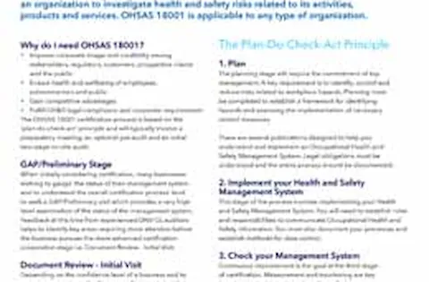 Forbered deg på OHSAS 18001
