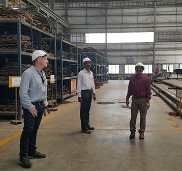 Visiting storage building in India