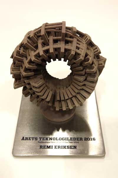 Technology Leader of the Year award 2016