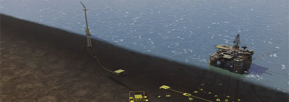 Using wind power for offshore oil and gas applications